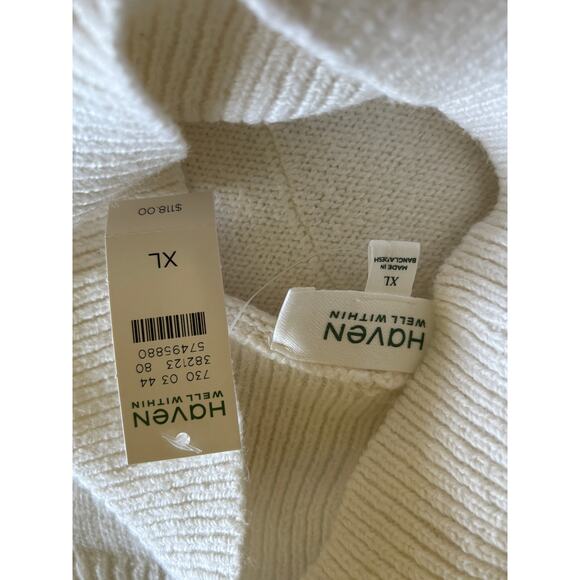 Haven Well Within Organic Cotton Crossover Turtleneck Sweater - Picture 4 of 4